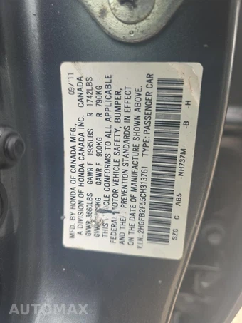 2012 Honda Civic Sedan EX – miniatura 11