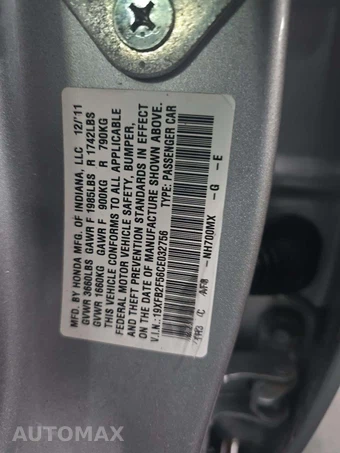 2012 Honda Civic Sedan LX - miniatura 5