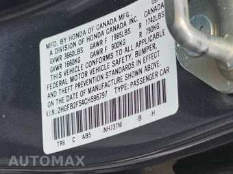 2012 Honda Civic Sedan LX – miniatura 14