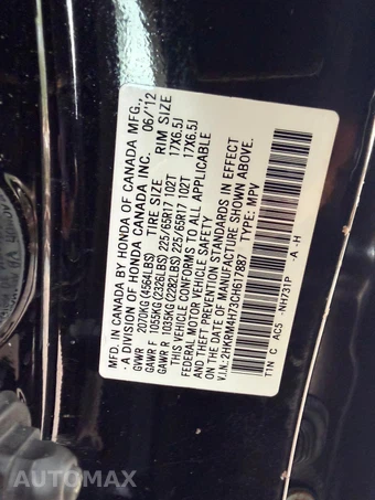 2012 Honda CR-V EX-L - miniatura 49
