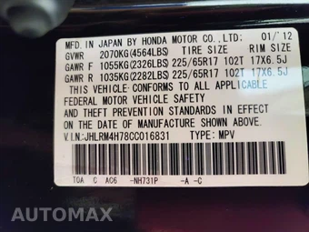 2012 Honda CR-V EX-L - miniatura 18