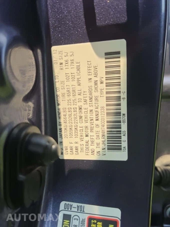 2012 Honda CR-V EX-L w/Navigation - miniatura 5