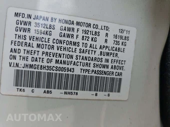2012 Honda Fit – miniatura 5