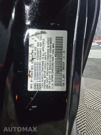 2012 Honda Odyssey EX-L w/RES 118.1" WB – miniatura 5
