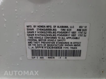 2012 Honda Ridgeline RT Crew Cab Medium Bed – miniatura 14