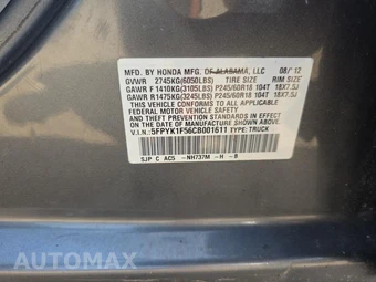 2012 Honda Ridgeline RTL Crew Cab Medium Bed - miniatura 18