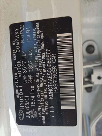 2012 Hyundai Accent GLS Sedan – miniatura 2