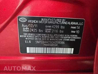 2012 Hyundai Sonata GLS – miniatura 11