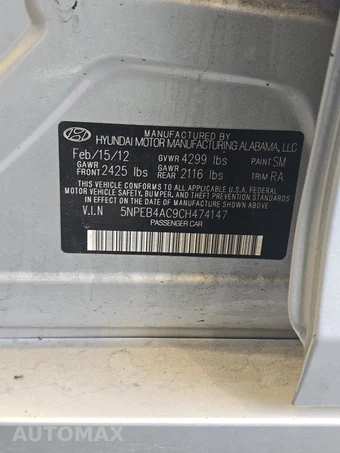 2012 Hyundai Sonata GLS – miniatura 14