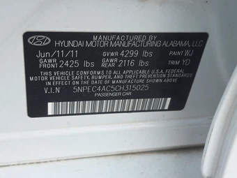 2012 Hyundai Sonata Limited – miniatura 14