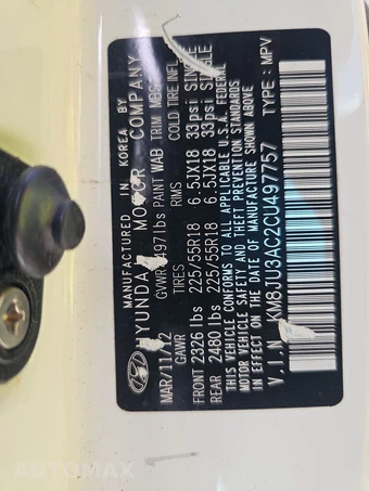 2012 Hyundai Tucson Limited – miniatura 14