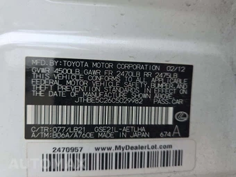 2012 Lexus IS 350 Sedan – miniatura 5