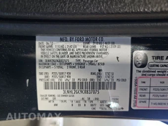 2012 Lincoln MKZ - miniatura 14