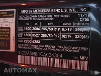 2012 Mercedes-Benz ML 350 - miniatura 15