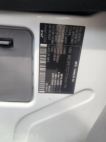 2012 Mercedes-Benz Sprinter 2500 Cargo Van Standard Roof 144.3" WB - miniatura 53
