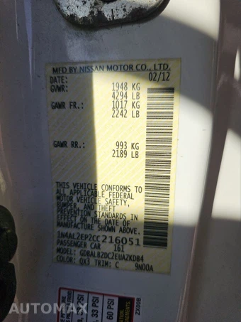 2012 Nissan Altima 2.5 S Coupe – miniatura 14