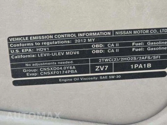 2012 Nissan NV2500 HD Cargo S High Roof 146.1" WB - miniatura 30