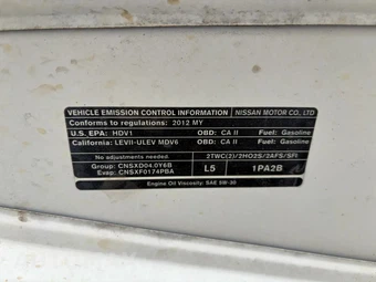 2012 Nissan NV2500 HD Cargo S High Roof 146.1" WB - miniatura 38