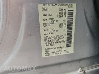 2012 Nissan TITAN SL Crew Cab Short Bed - miniatura 14
