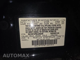 2012 Nissan Versa 1.6 S Sedan – miniatura 14