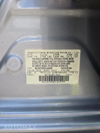 2012 Nissan Versa 1.6 SV Sedan – miniatura 14