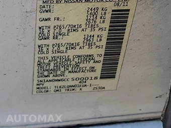 2012 Nissan Xterra X – miniatura 14
