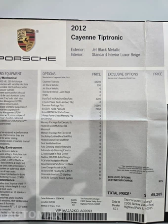2012 Porsche Cayenne Tiptronic - miniatura 79