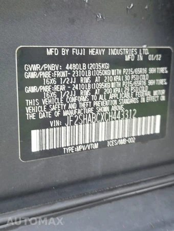 2012 Subaru Forester 2.5X – miniatura 14