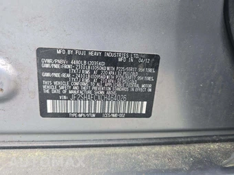 2012 Subaru Forester 2.5X Limited - miniatura 2
