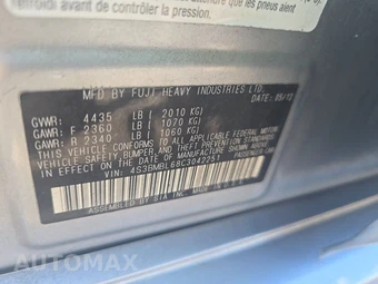 2012 Subaru Legacy 2.5i Limited – miniatura 14