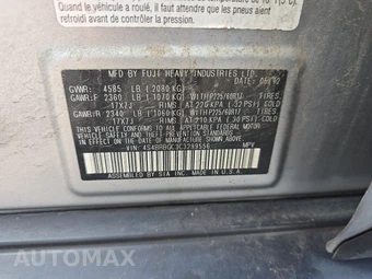 2012 Subaru Outback 2.5i Premium – miniatura 14