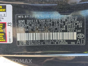 2012 Toyota Corolla LE – miniatura 5