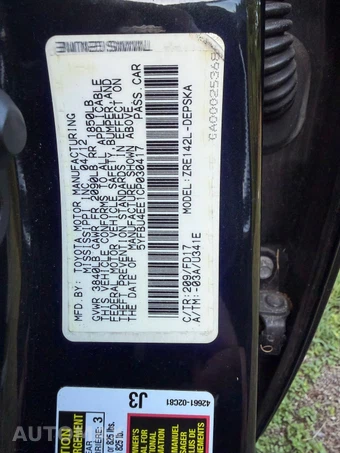 2012 Toyota Corolla S - miniatura 8