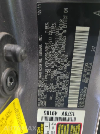 2012 Toyota Sienna LE 8-Passenger 119.3" WB – miniatura 15