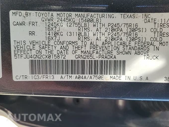 2012 Toyota Tacoma PreRunner Crew Cab Medium Bed - miniatura 13
