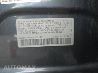 2012 Volkswagen CC Lux – miniatura 14