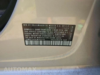 2012 Volkswagen Jetta SE Sedan – miniatura 5