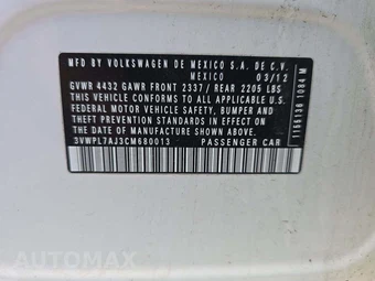 2012 Volkswagen Jetta SportWagen 2.0L TDI Wagon w/Sunroof - miniatura 5