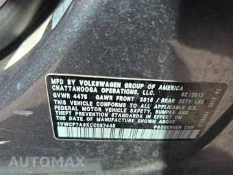 2012 Volkswagen Passat 2.5L SEL - miniatura 14