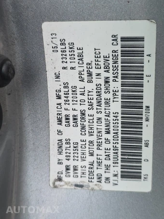 2013 Acura TL w/Technology Pkg – miniatura 14
