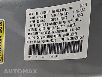 2013 Acura TL w/Technology Pkg – miniatura 14
