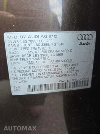 2013 Audi Q7 TDI Premium Plus – miniatura 5