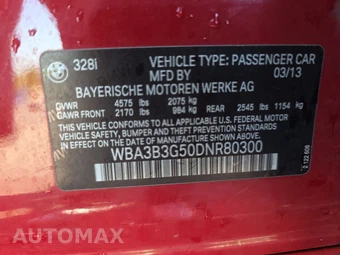 2013 BMW 3 Series Sedan 328i xDrive - miniatura 14