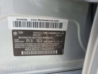 2013 BMW 3 Series Sedan 328i xDrive - miniatura 5