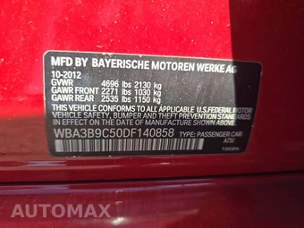 2013 BMW 3 Series Sedan 335i xDrive SPORT LINE - miniatura 4