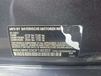 2013 BMW 3 Series Sedan 335i xDrive - miniatura 5