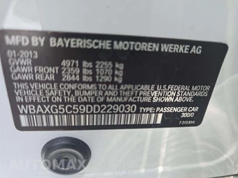 2013 BMW 5 Series Sedan 528i – miniatura 5