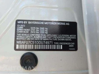 2013 BMW 5 Series Sedan 535i xDrive - miniatura 5