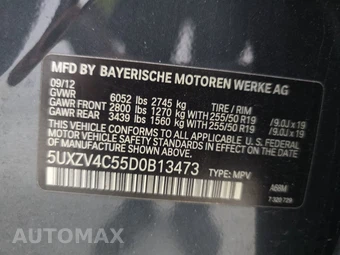 2013 BMW X5 Sports Activity Vehicle xDrive35i - miniatura 14