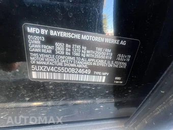 2013 BMW X5 Sports Activity Vehicle xDrive35i Premium - miniatura 11